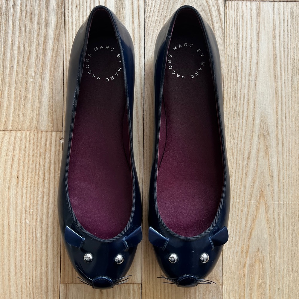 Marc Jacobs Women's Ballet Flats Size 7 in Dark Navy